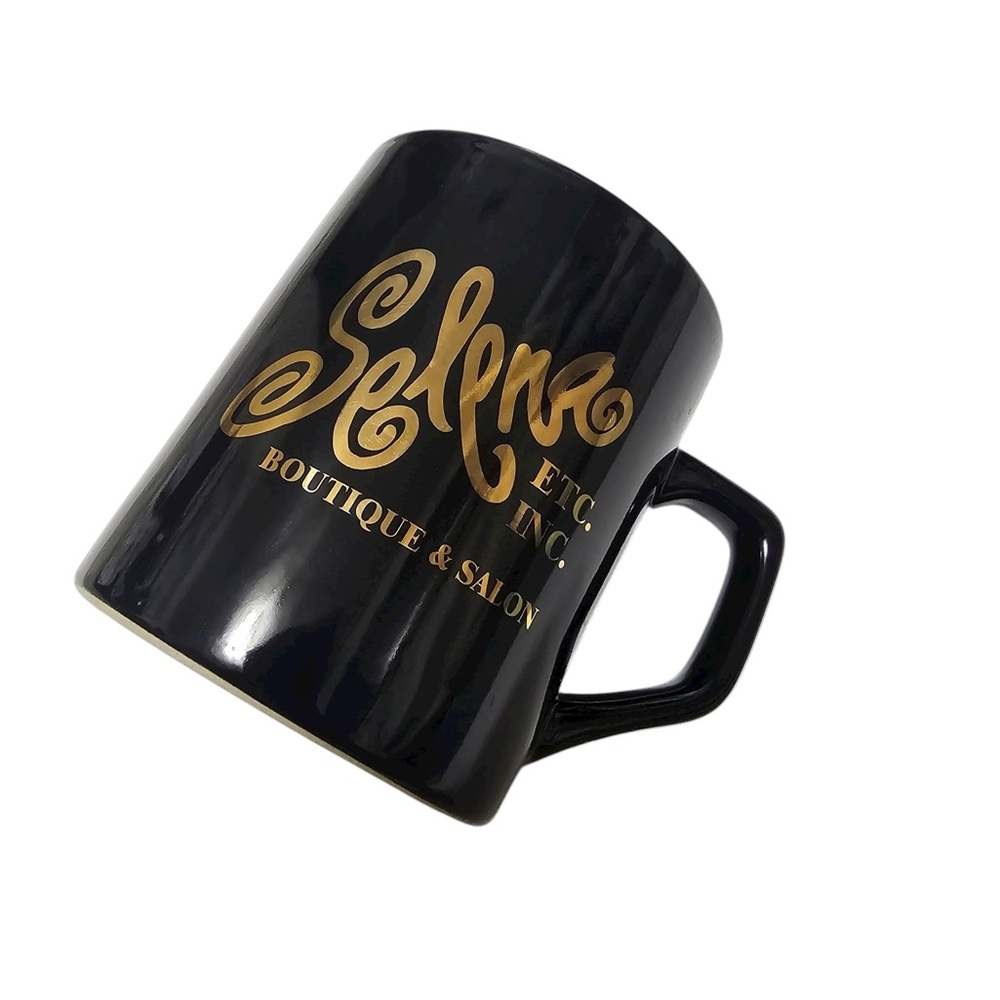 Selena Black and Gold Mug